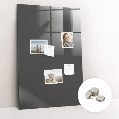 Gray magnetic wall board