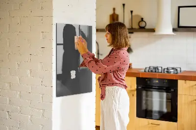Gray magnetic wall board