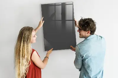 Gray magnetic wall board
