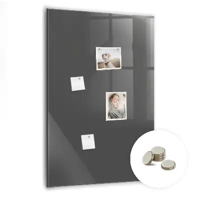 Gray magnetic wall board