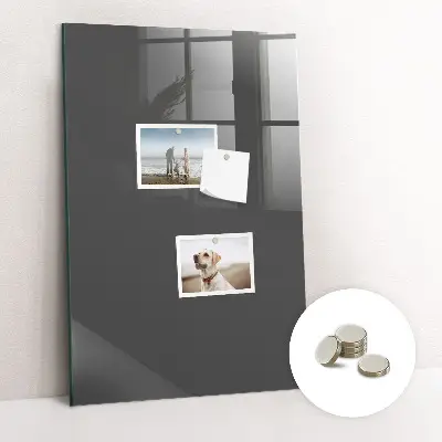 Gray magnetic wall board