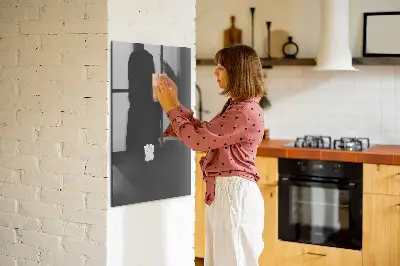Gray magnetic wall board