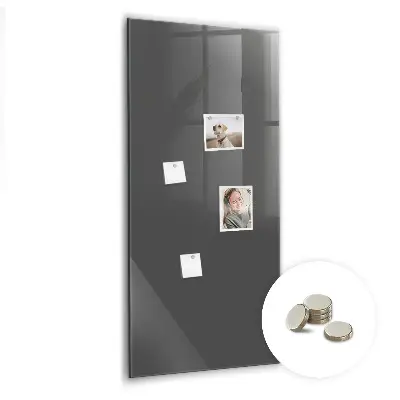 Gray magnetic wall board