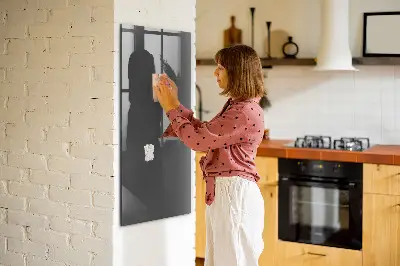 Gray magnetic wall board