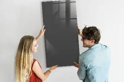 Gray magnetic wall board