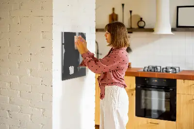 Gray magnetic wall board