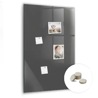 Gray magnetic wall board