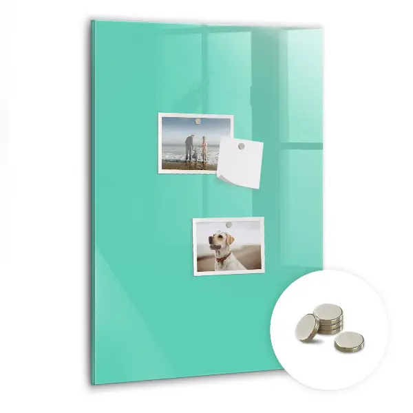 Magnetic wall board Turquoise color