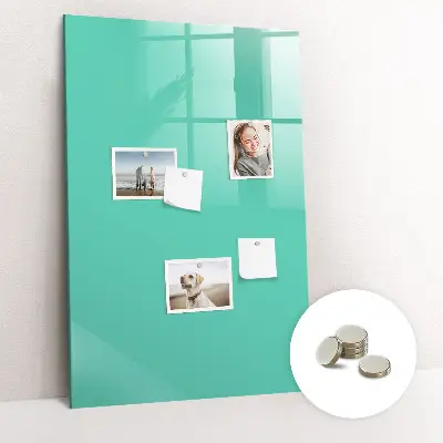 Magnetic wall board Turquoise color