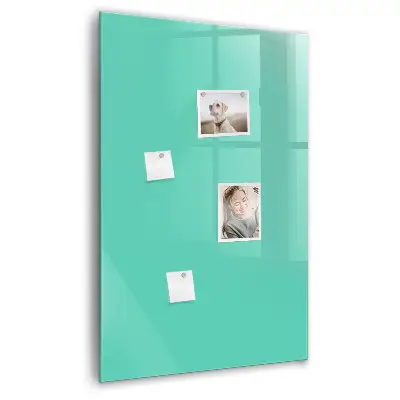 Turquoise magnetic wall board