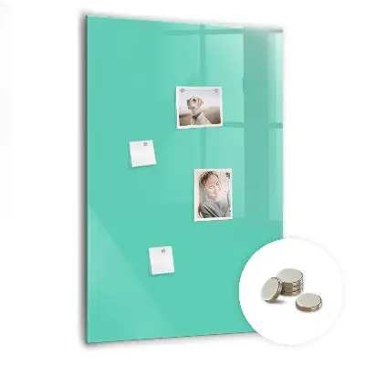 Turquoise magnetic wall board
