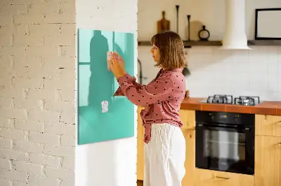 Turquoise magnetic wall board