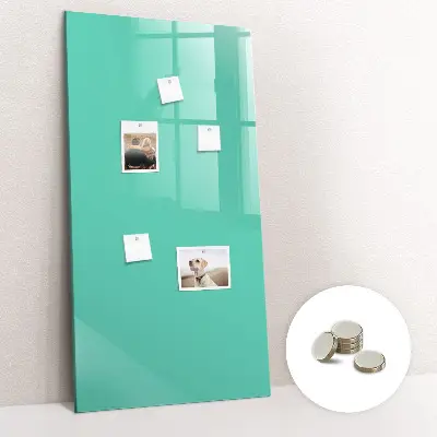 Turquoise magnetic wall board