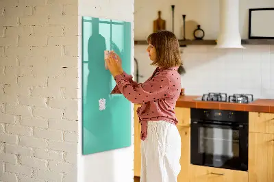 Magnetic wall board Turquoise color