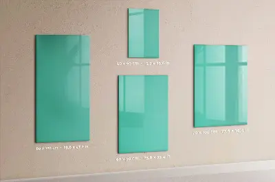 Magnetic wall board Turquoise color