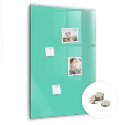 Magnetic wall board Turquoise color