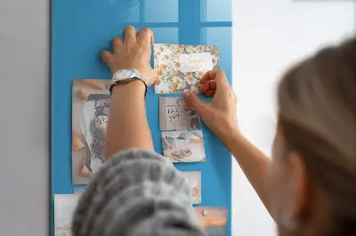 Blue magnetic board