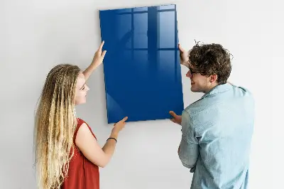 Blue magnetic wall board
