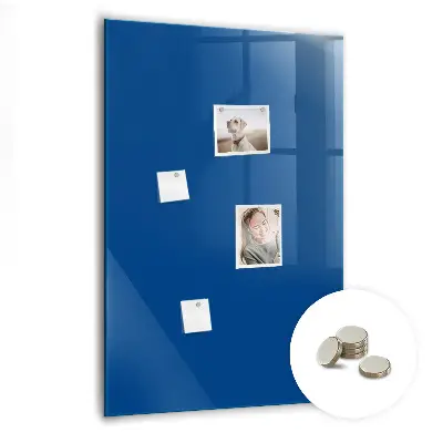 Blue magnetic wall board
