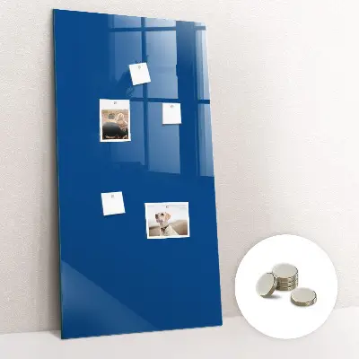 Blue magnetic wall board