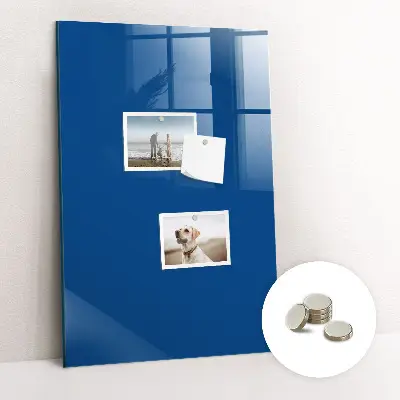 Blue magnetic wall board