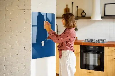 Blue magnetic wall board