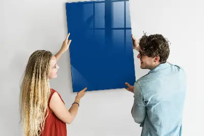 Blue magnetic wall board