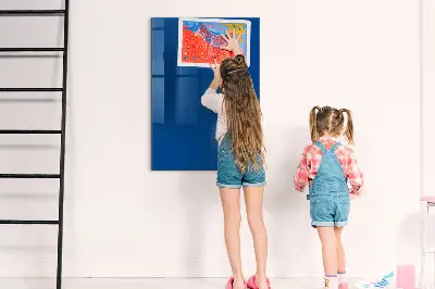 Blue magnetic wall board