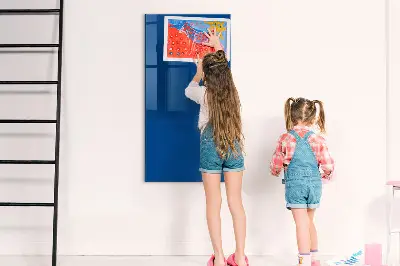 Blue magnetic wall board