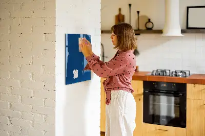 Blue magnetic wall board