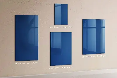 Blue magnetic wall board