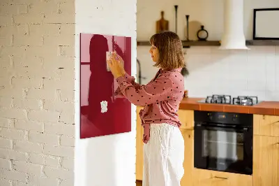 Red magnetic board