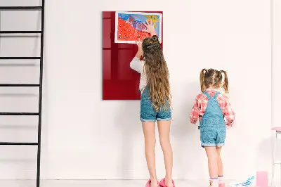 Red magnetic board