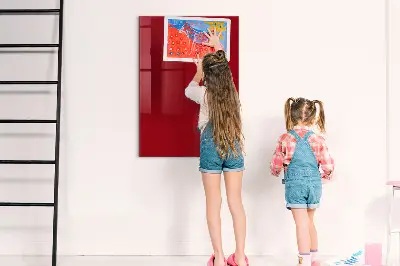 Red magnetic board