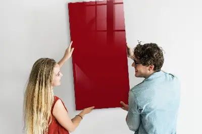 Red magnetic board