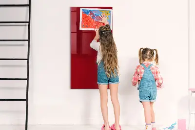Red magnetic board
