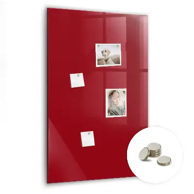 Red magnetic board