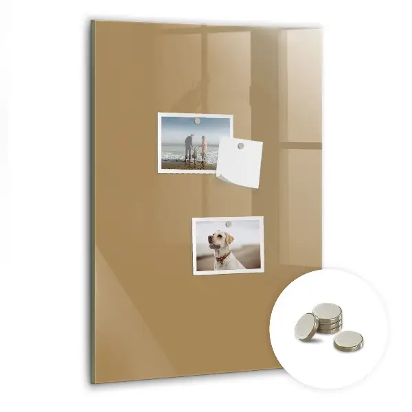 Magnetic wall board Dark beige color