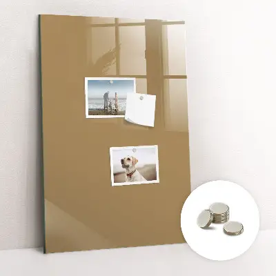 Magnetic wall board Dark beige color