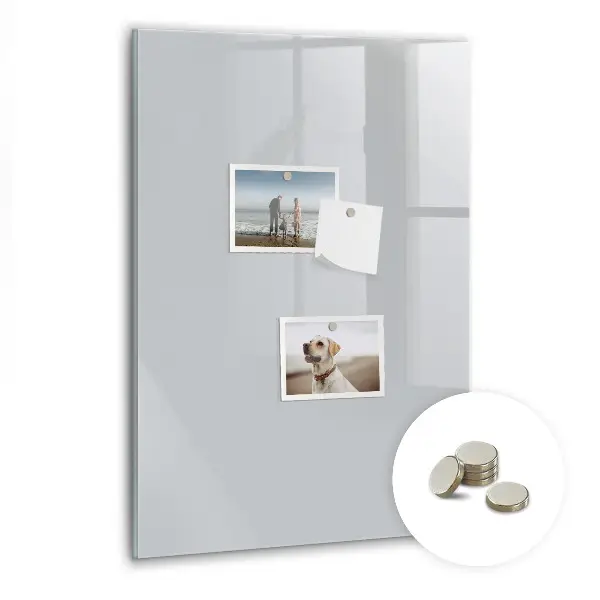 Light gray magnetic board