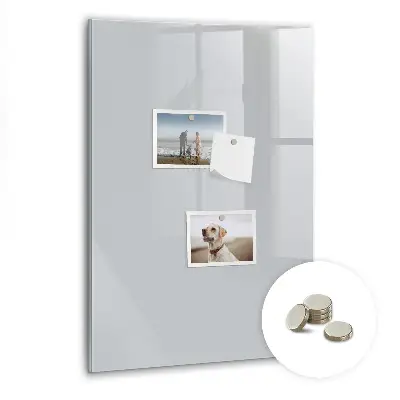 Light gray magnetic board