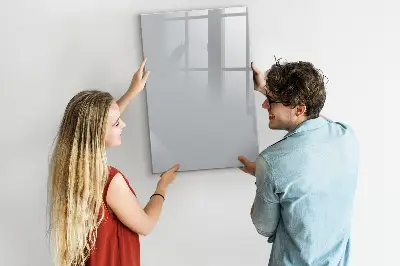 Light gray magnetic board