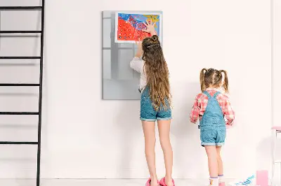Light gray magnetic board