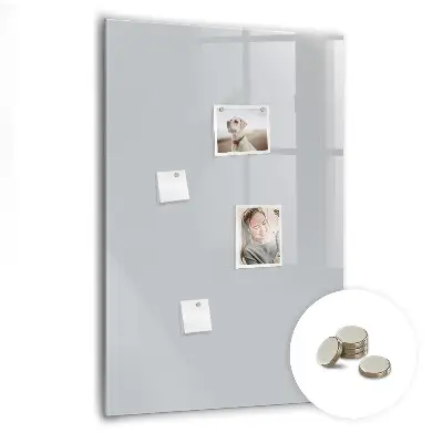 Light gray magnetic board