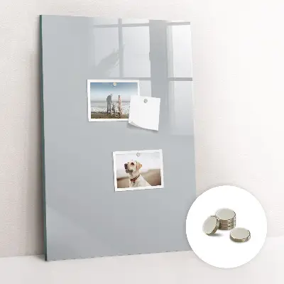 Light gray magnetic board