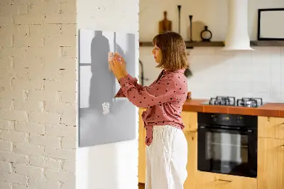 Light gray magnetic board