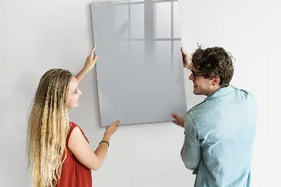 Light gray magnetic board