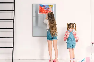 Light gray magnetic board