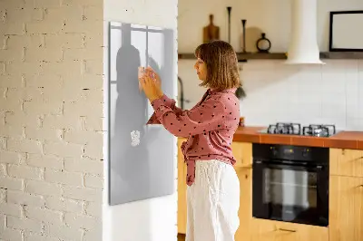 Light gray magnetic board