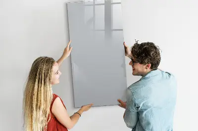 Light gray magnetic board